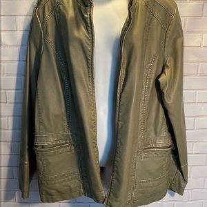 Dress Barn used size 18/20 green jacket